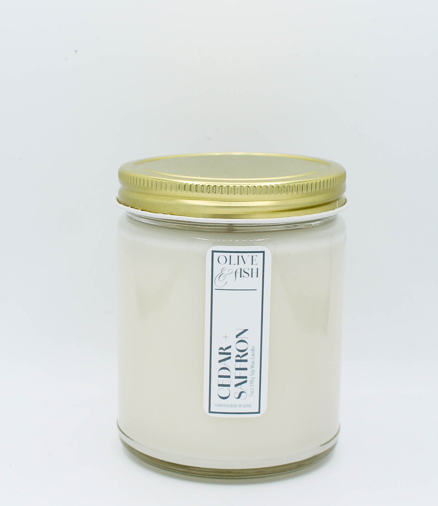Cedar & Saffron Soy Candle
