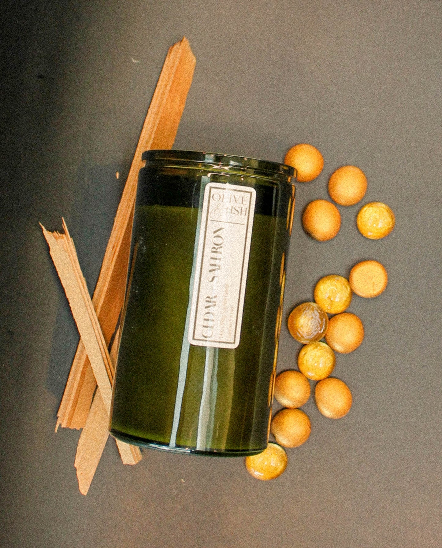 Cedar & Saffron Soy Candle