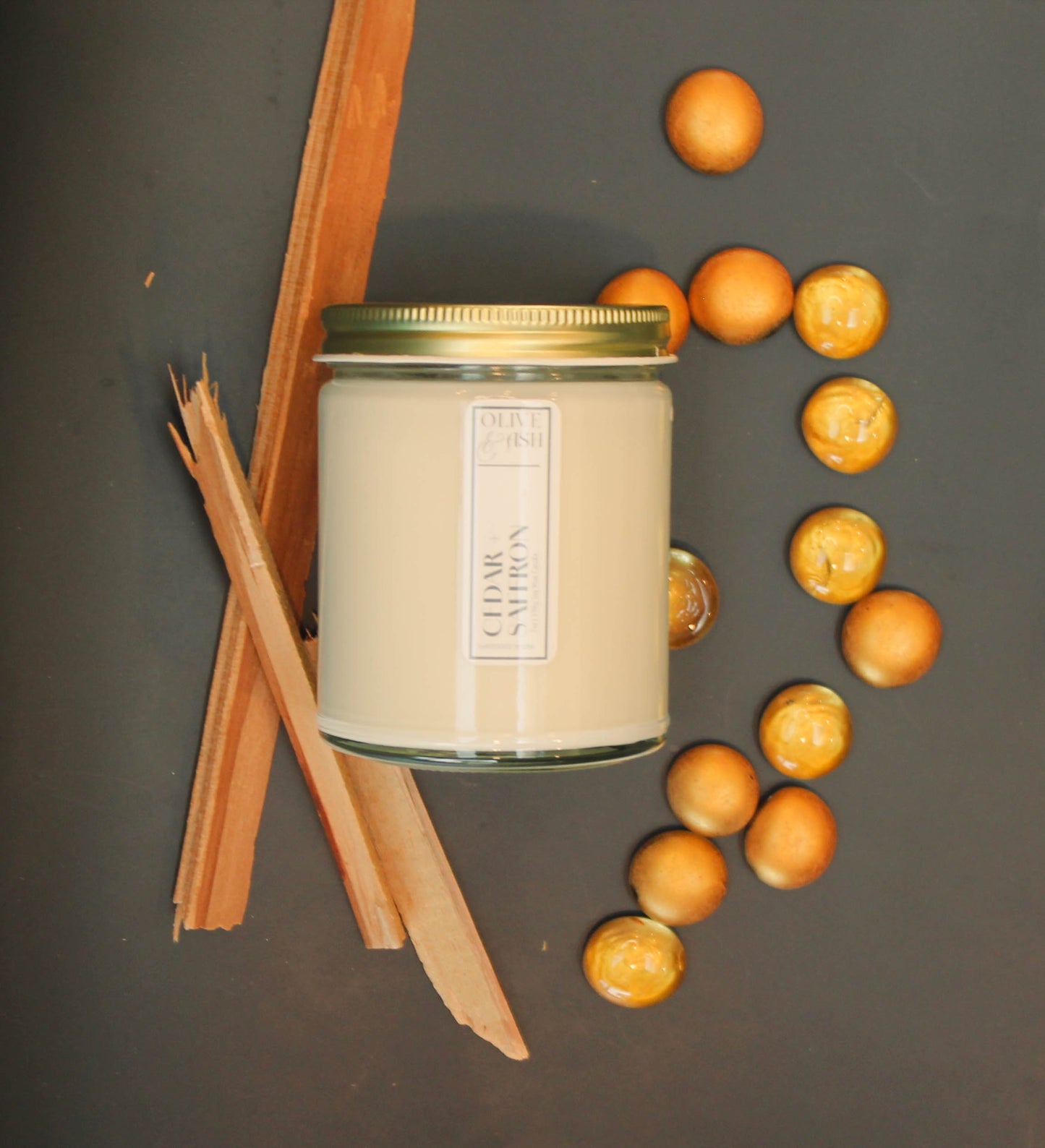 Cedar & Saffron Soy Candle