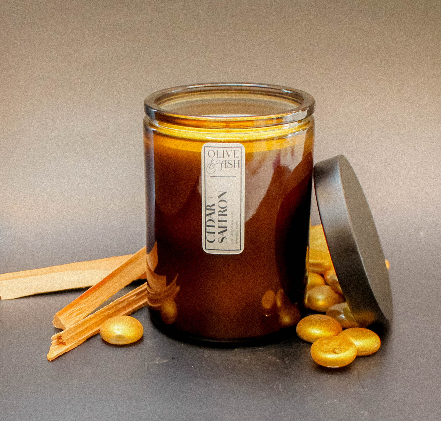 Cedar & Saffron Soy Candle