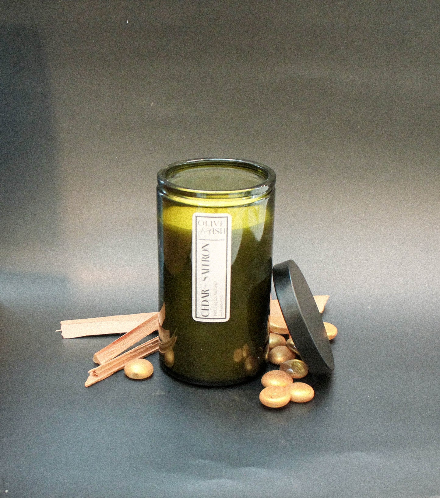 Cedar & Saffron Soy Candle