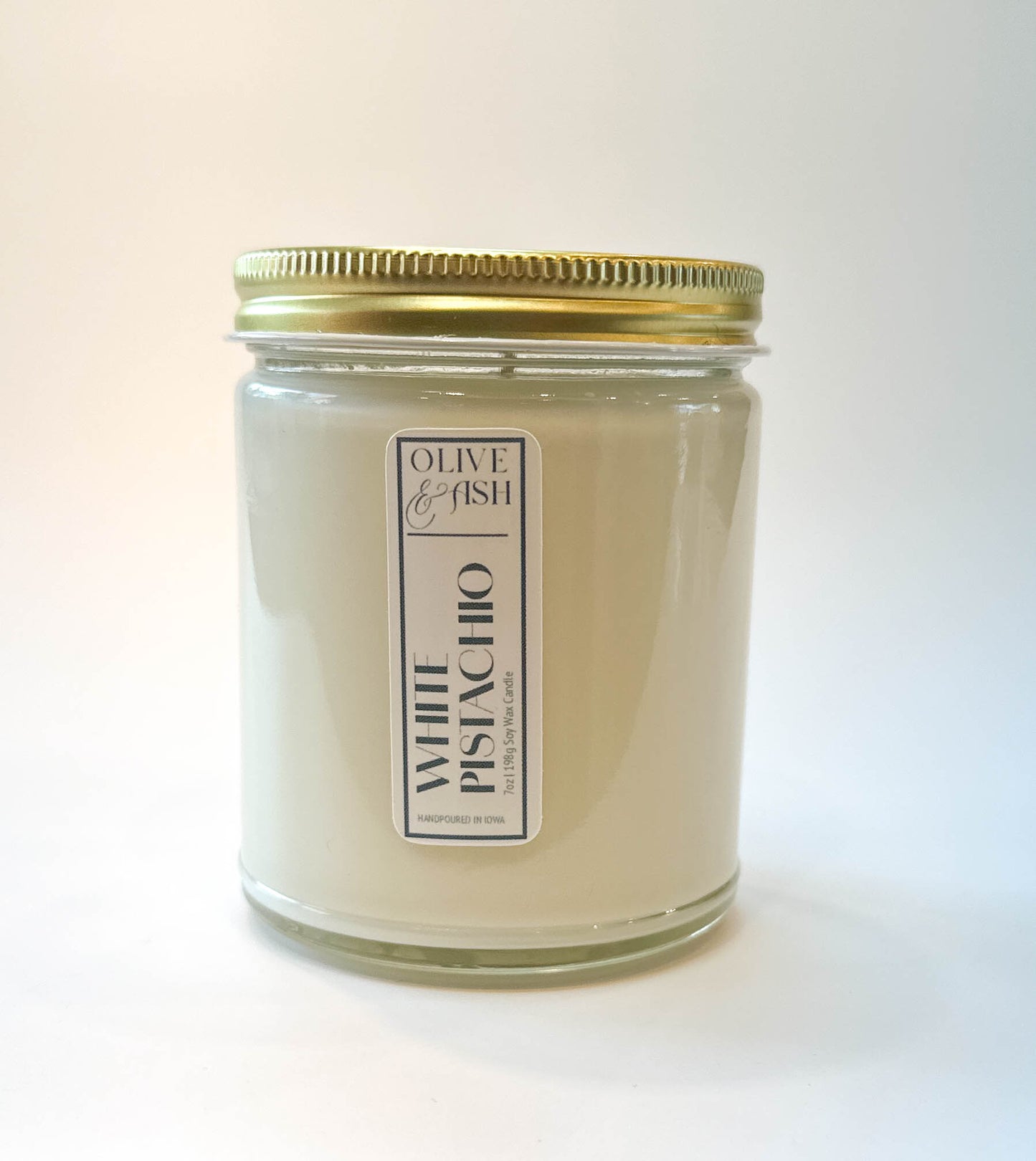 White Pistachio Soy Candle